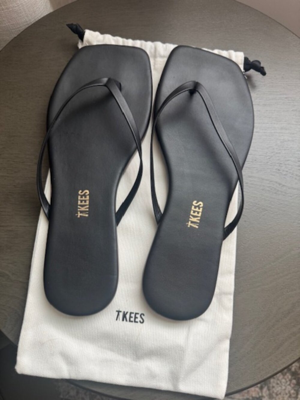 (TKEES) Square Toe Lily in Sable / Black Size 8 - Picture 6 of 8
